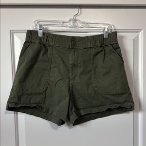 Lee Olive Green Women's Shorts